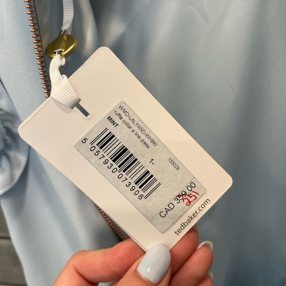 *BNWT* Ted Baker London - Ruffle Collar Dress - Picture 4 of 7